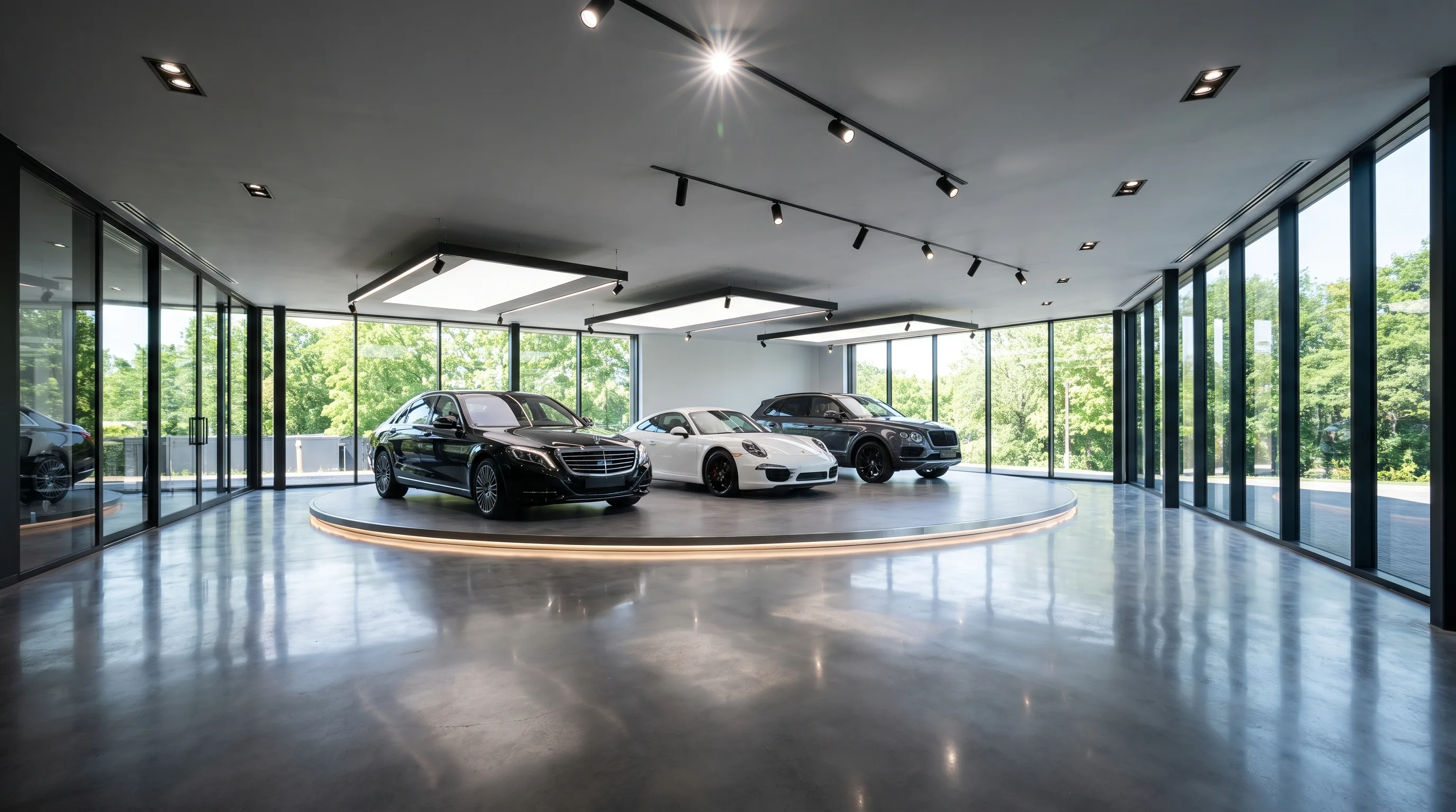 Drip Motors showroom interior